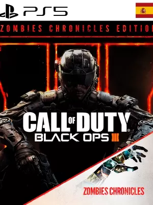 CALL OF DUTY BLACK OPS III MAS DLC ZOMBIES CHRONICLES ESPAÑOL PS5